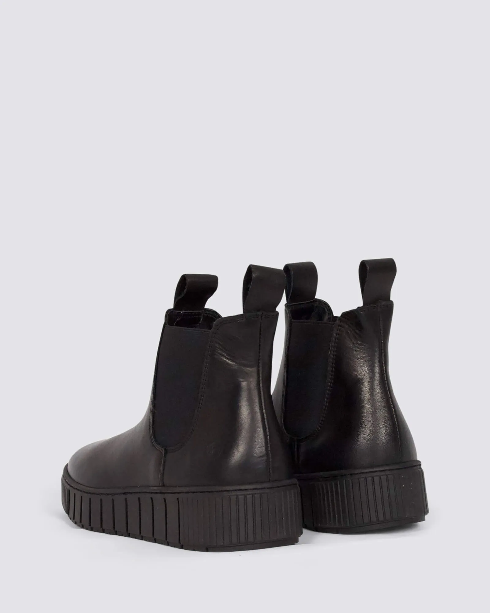 25403 ANKLE BOOTS BLACK LEATHER
