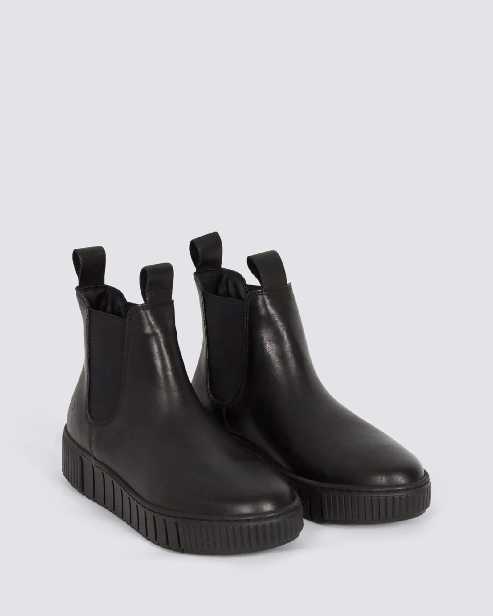 25403 ANKLE BOOTS BLACK LEATHER