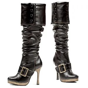 426-GRACE 4" Heel Knee High Boots.