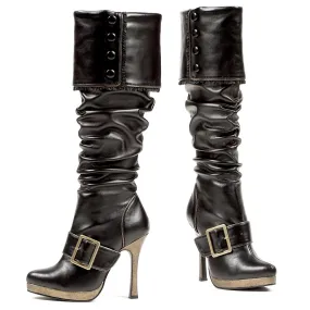 426-GRACE 4" Heel Knee High Boots.