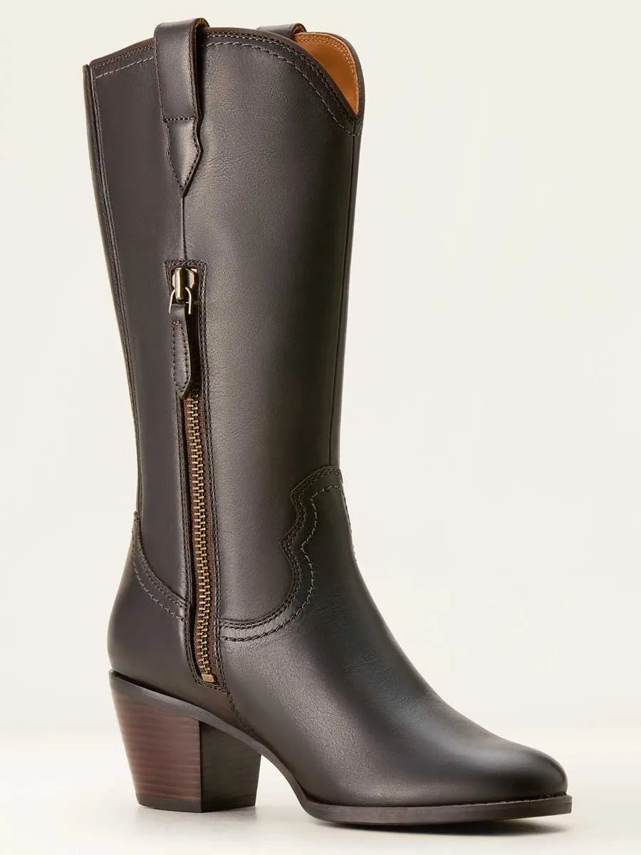 50% OFF - ARIAT Addison Western Boots - Womens - Chocolate Truffle - Size: UK 5.5