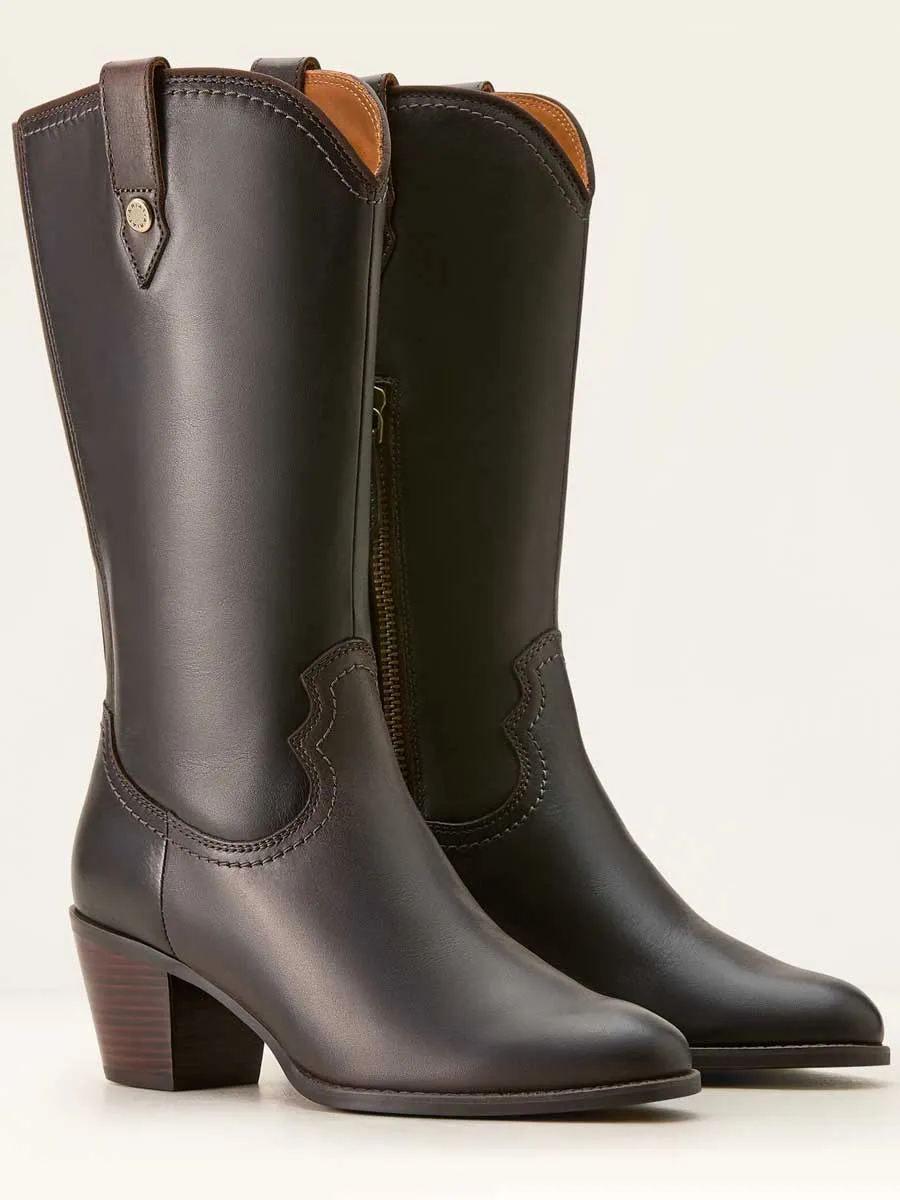 50% OFF - ARIAT Addison Western Boots - Womens - Chocolate Truffle - Size: UK 5.5