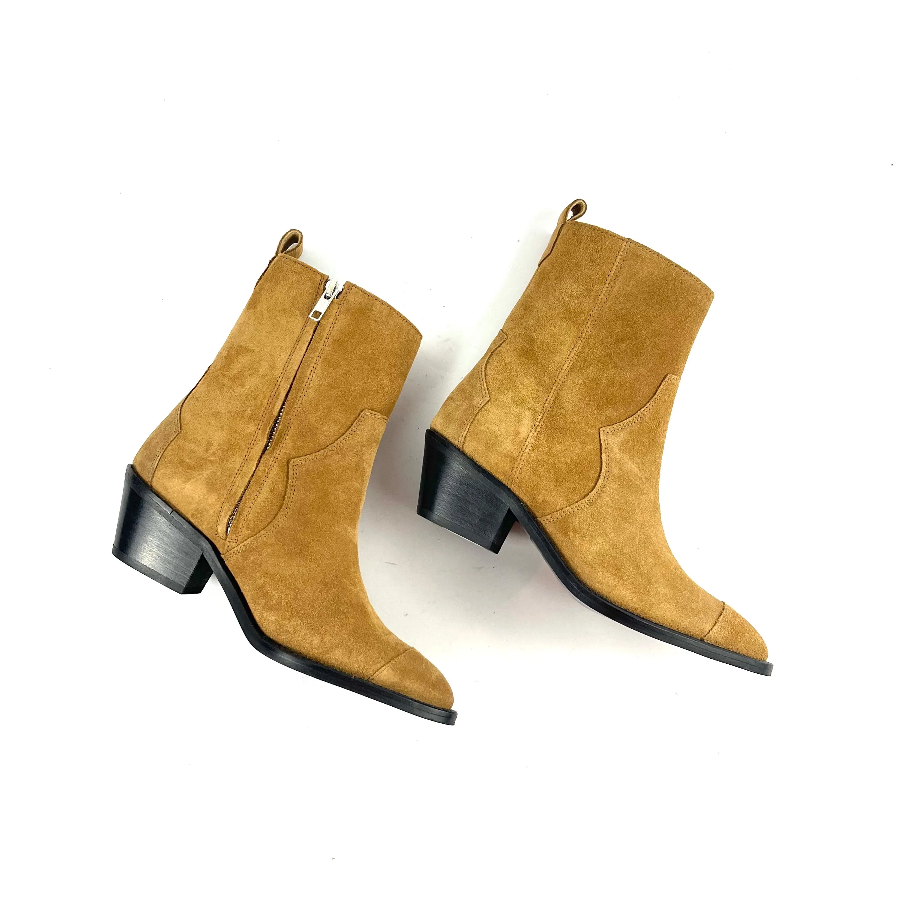 Alohas - Austin Suede Ankle Boot (Tan)