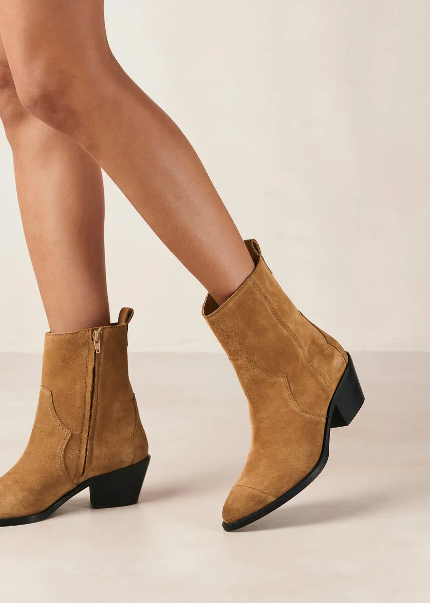 Alohas - Austin Suede Ankle Boot (Tan)