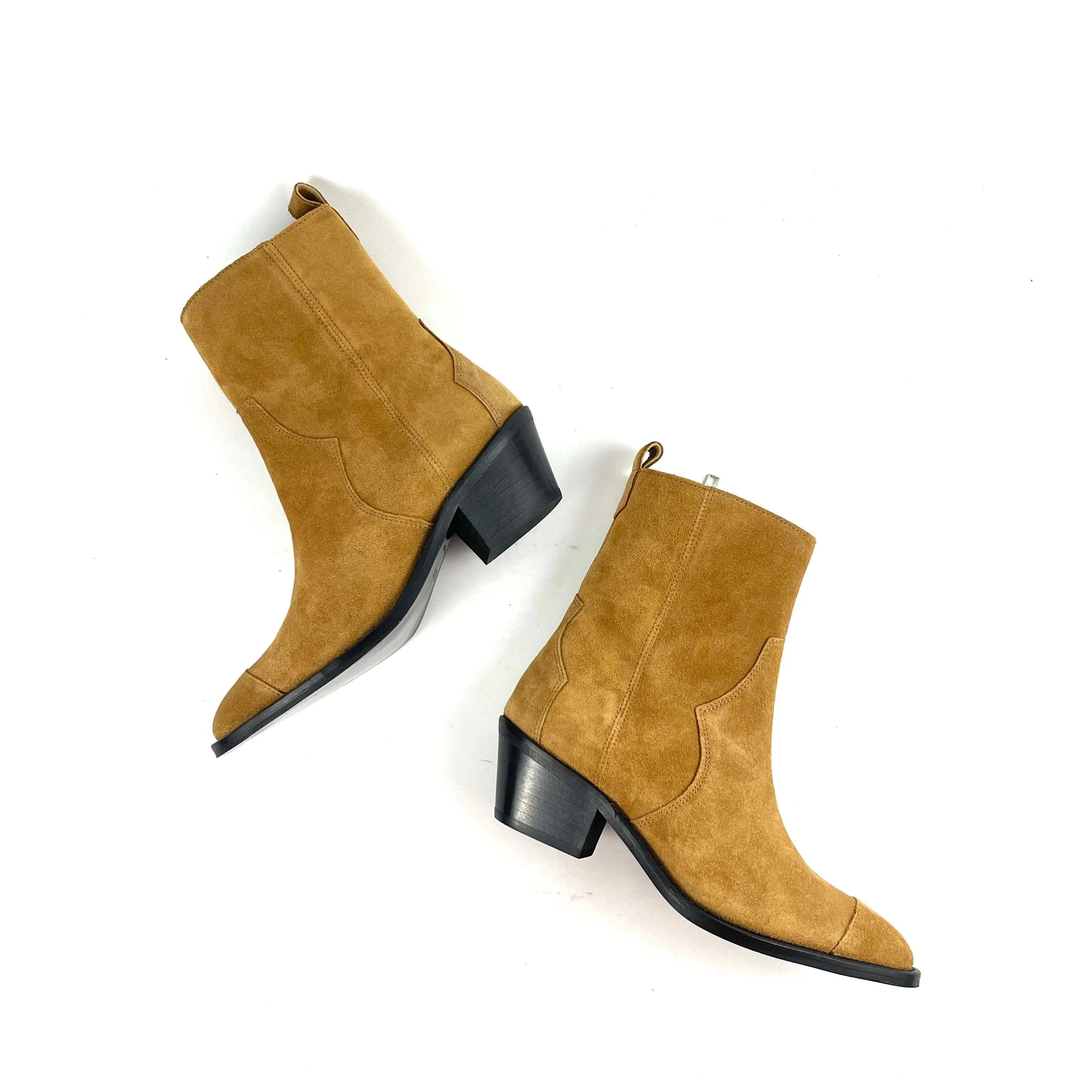 Alohas - Austin Suede Ankle Boot (Tan)