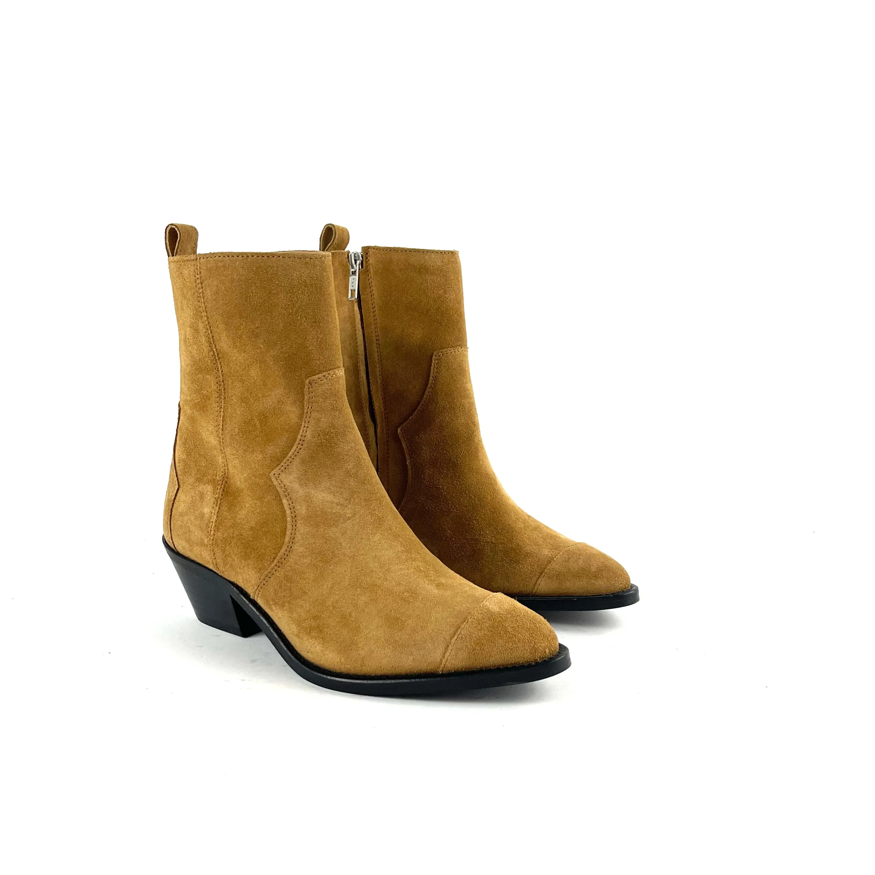 Alohas - Austin Suede Ankle Boot (Tan)