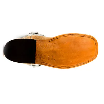 Anderson Bean Distressed American Buffalo with Navy Glove Top S1107