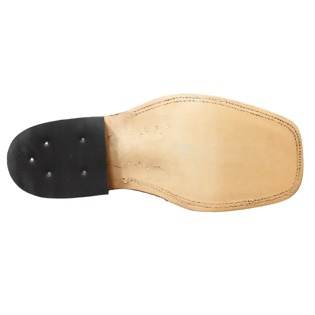 Anderson Bean Distressed Bison with Sangria Luster Top