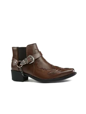 Archie Low Top Cowboy Boot Brown