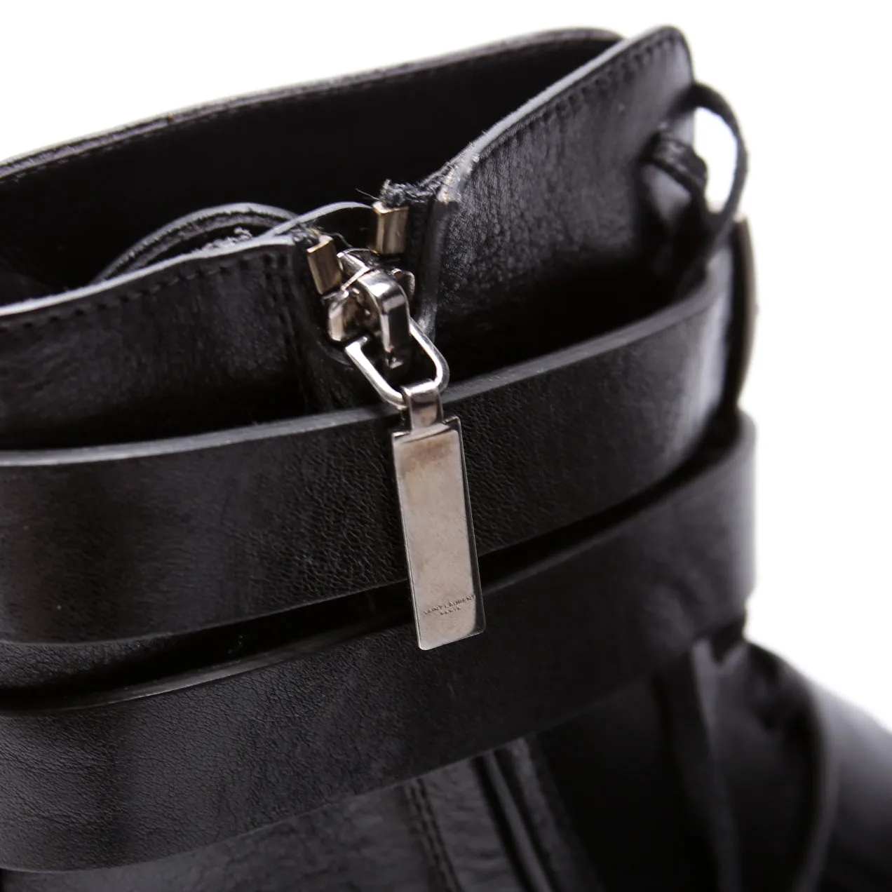 Army 20 Strap Leather Boots Size 38