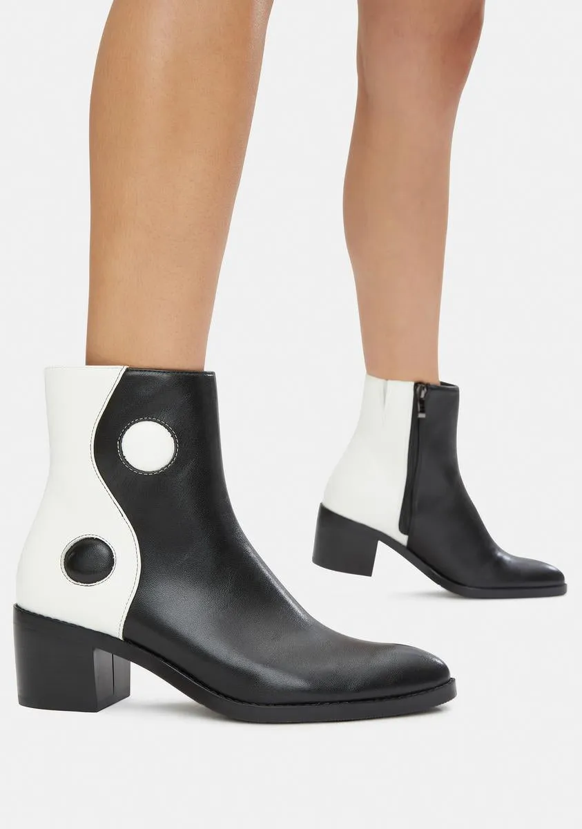 Balancing Act Vegan Leather Boots