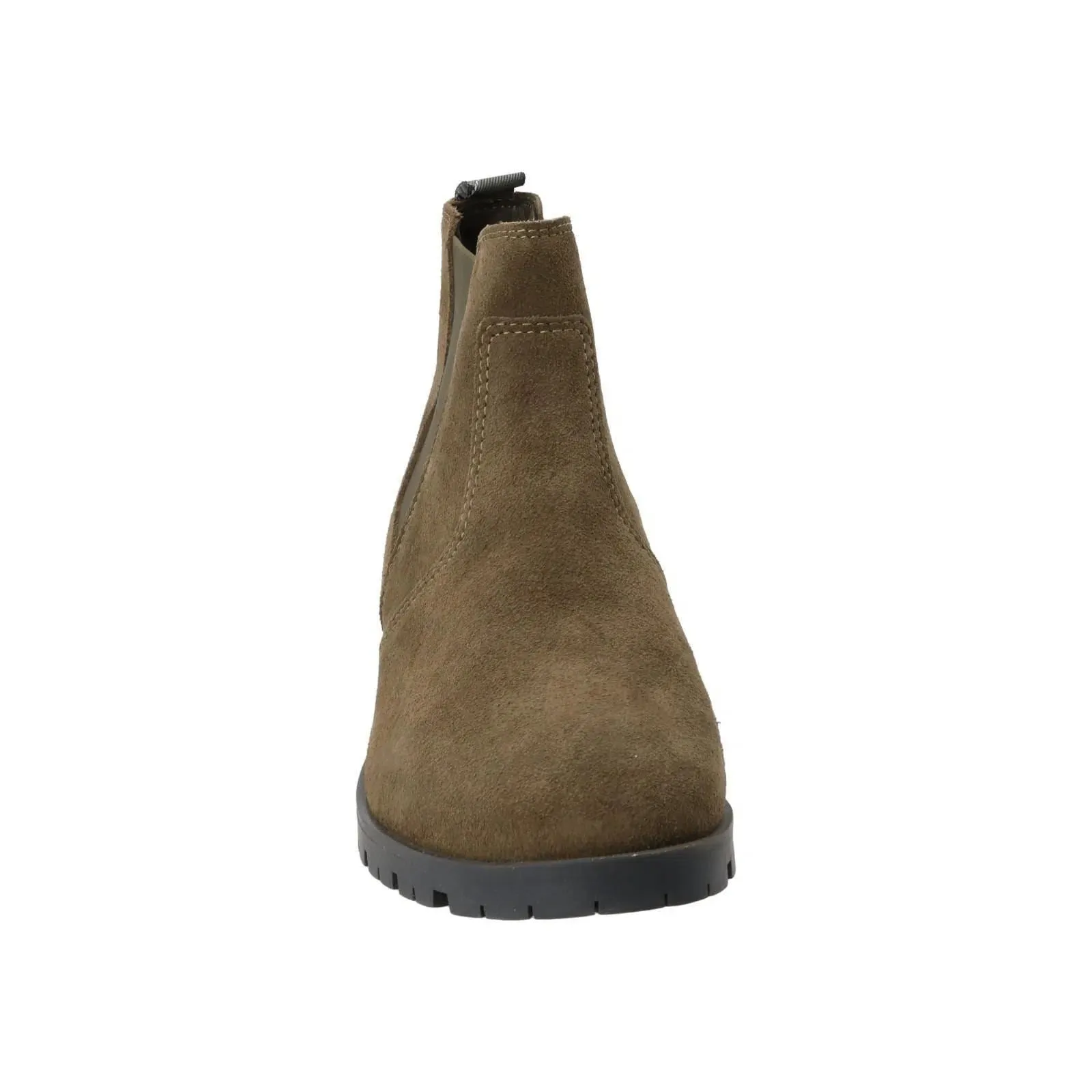 BARBOUR Nina Ankle Boots Round Toe Suede Brown