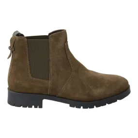 BARBOUR Nina Ankle Boots Round Toe Suede Brown