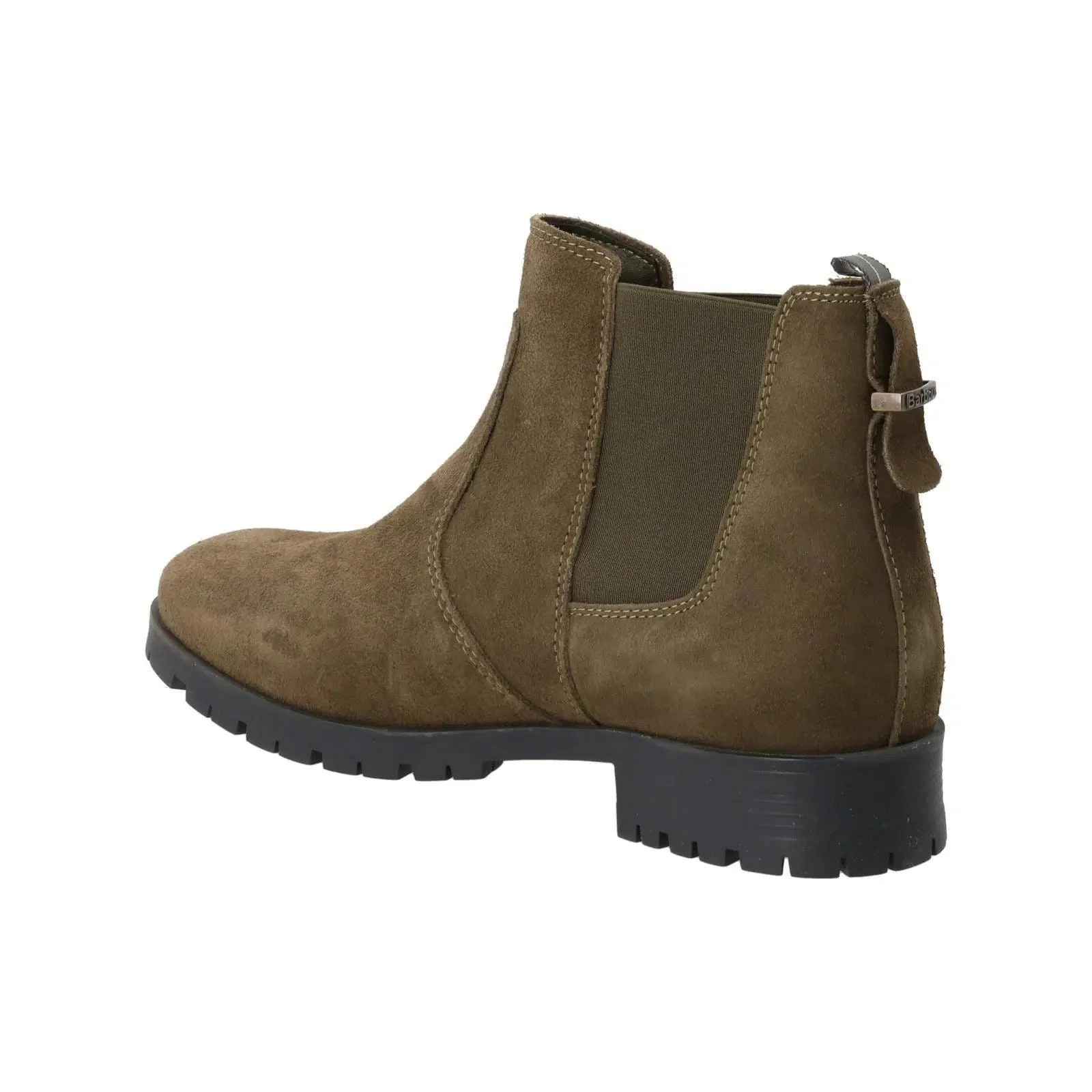 BARBOUR Nina Ankle Boots Round Toe Suede Brown