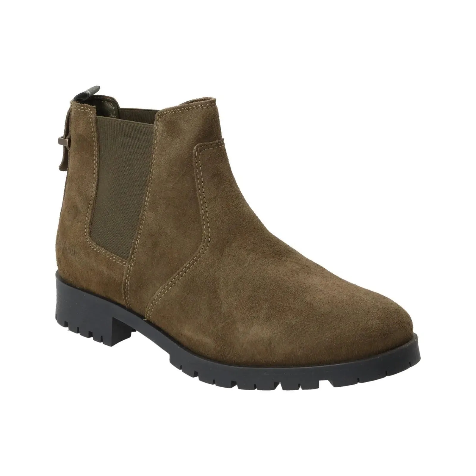 BARBOUR Nina Ankle Boots Round Toe Suede Brown
