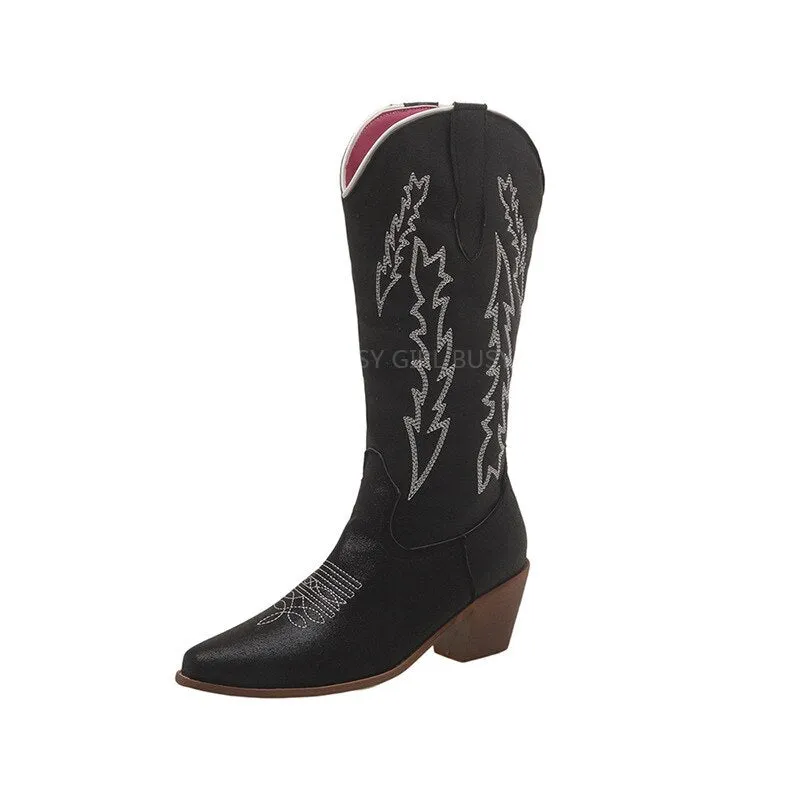 Begonia Iridescent Cowboy Boots