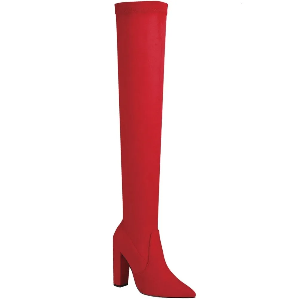đź’•Best Seller đź’• Berry tight high over knee boots