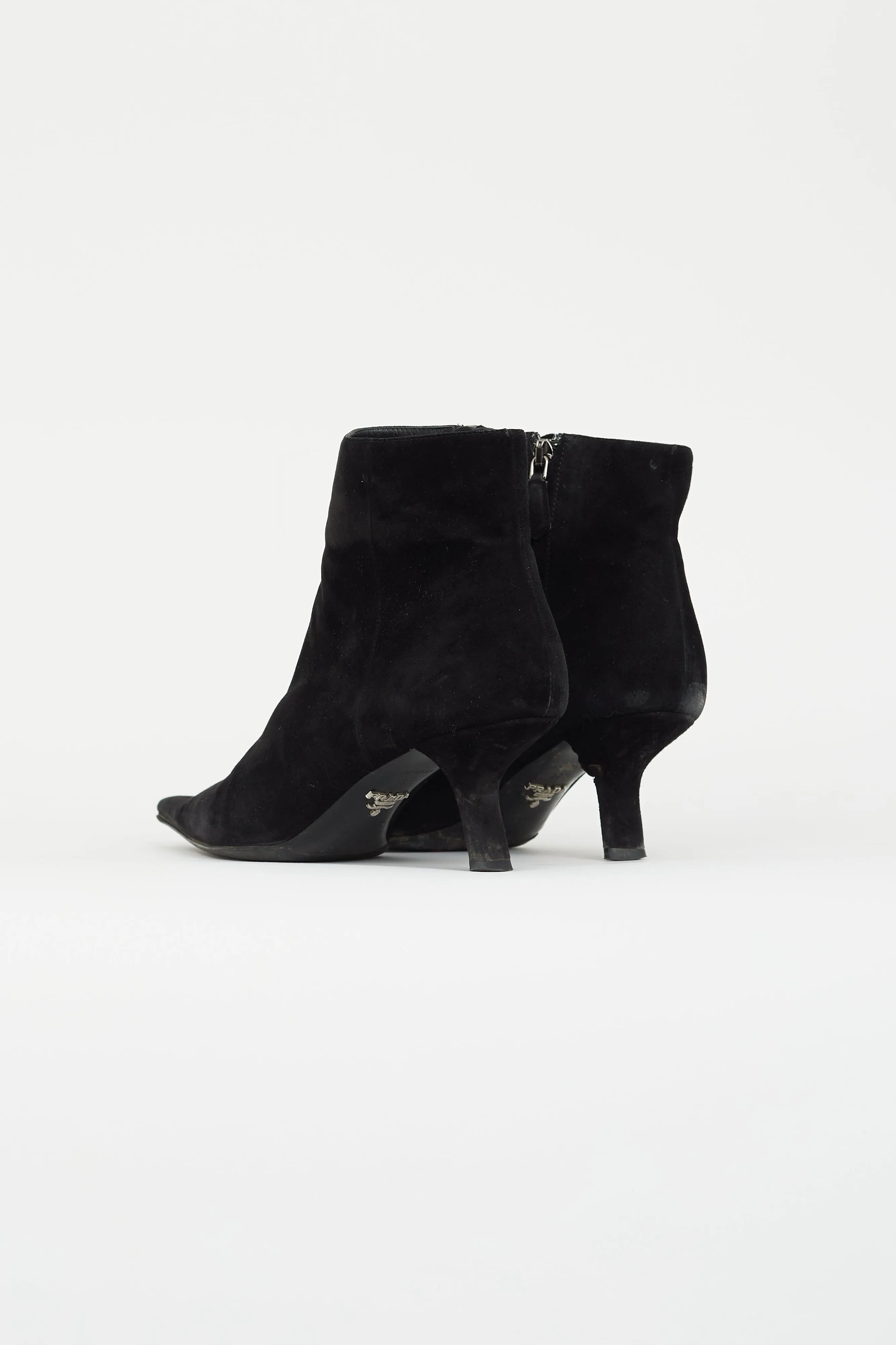 Black Suede Ankle Boot