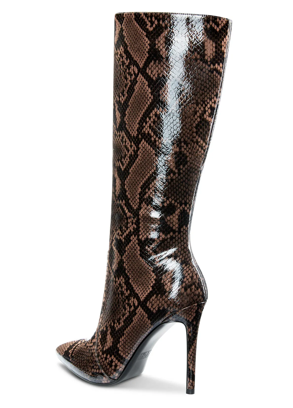 CASTAMERE Womens Knee High Boots High Heels Elegant Pointy Toe Stilettos Boot with Zipper 10CM Heel