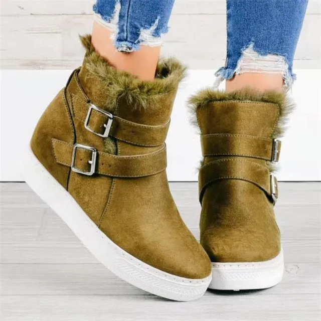 Casual Fleece Winter Snow Boots