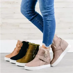 Casual Fleece Winter Snow Boots