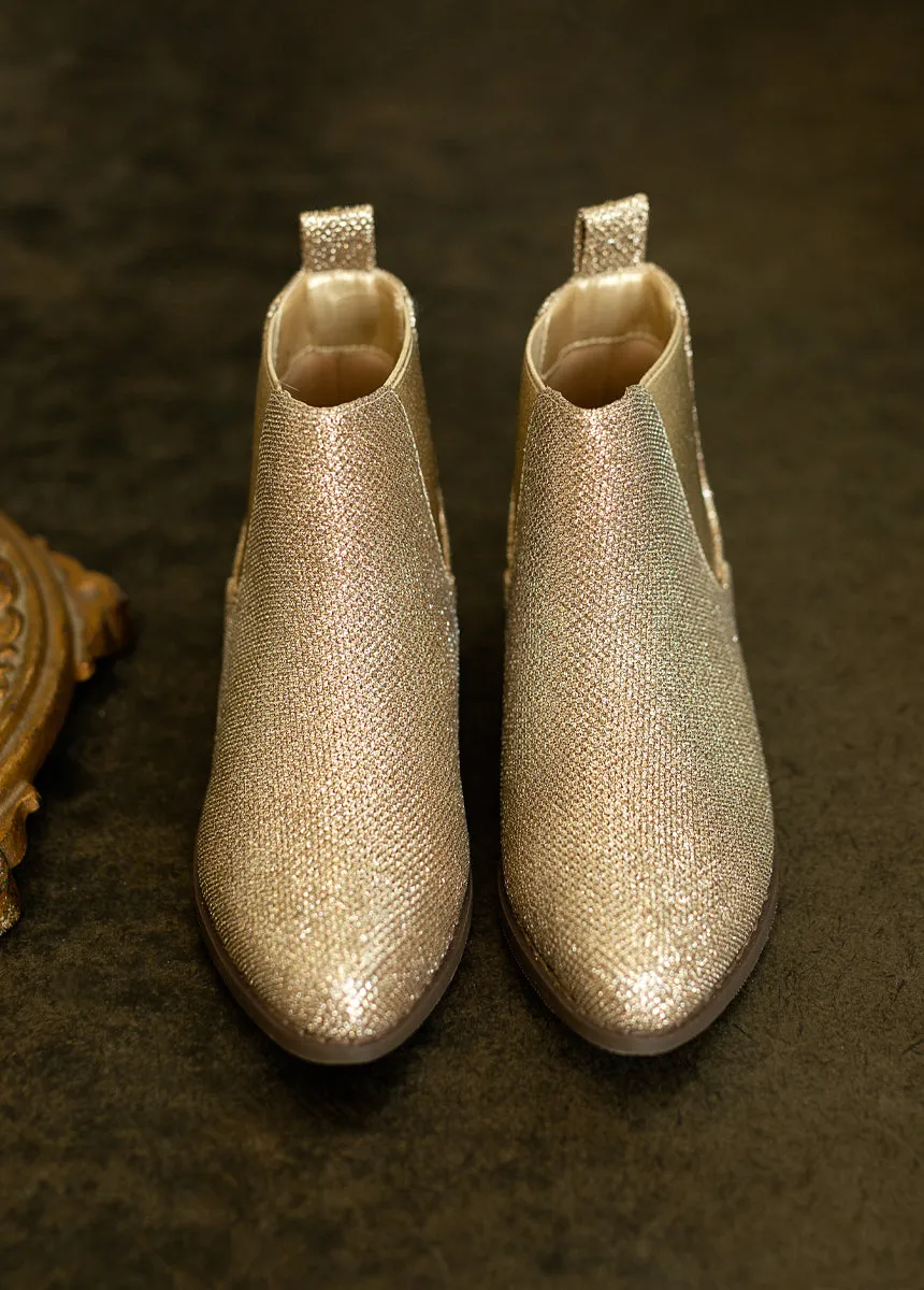 Chelsey Boot in Gold