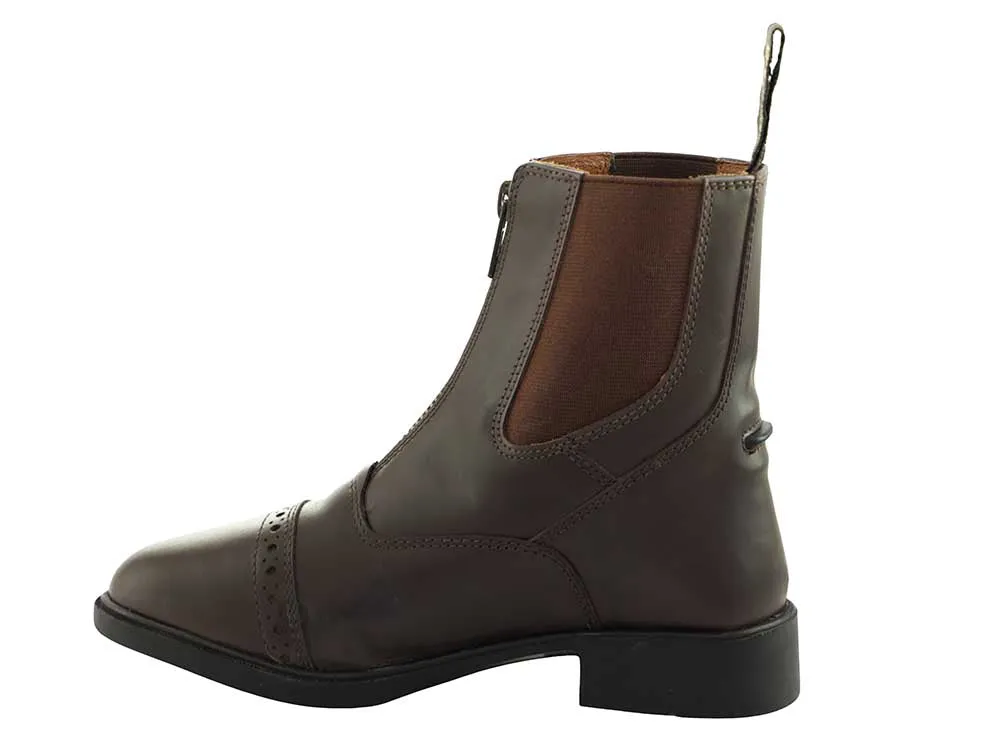 Children's Zip-Up Leather Paddock Boots