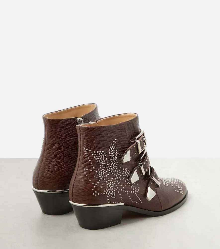 Chloe Susan studded leather ankle boots