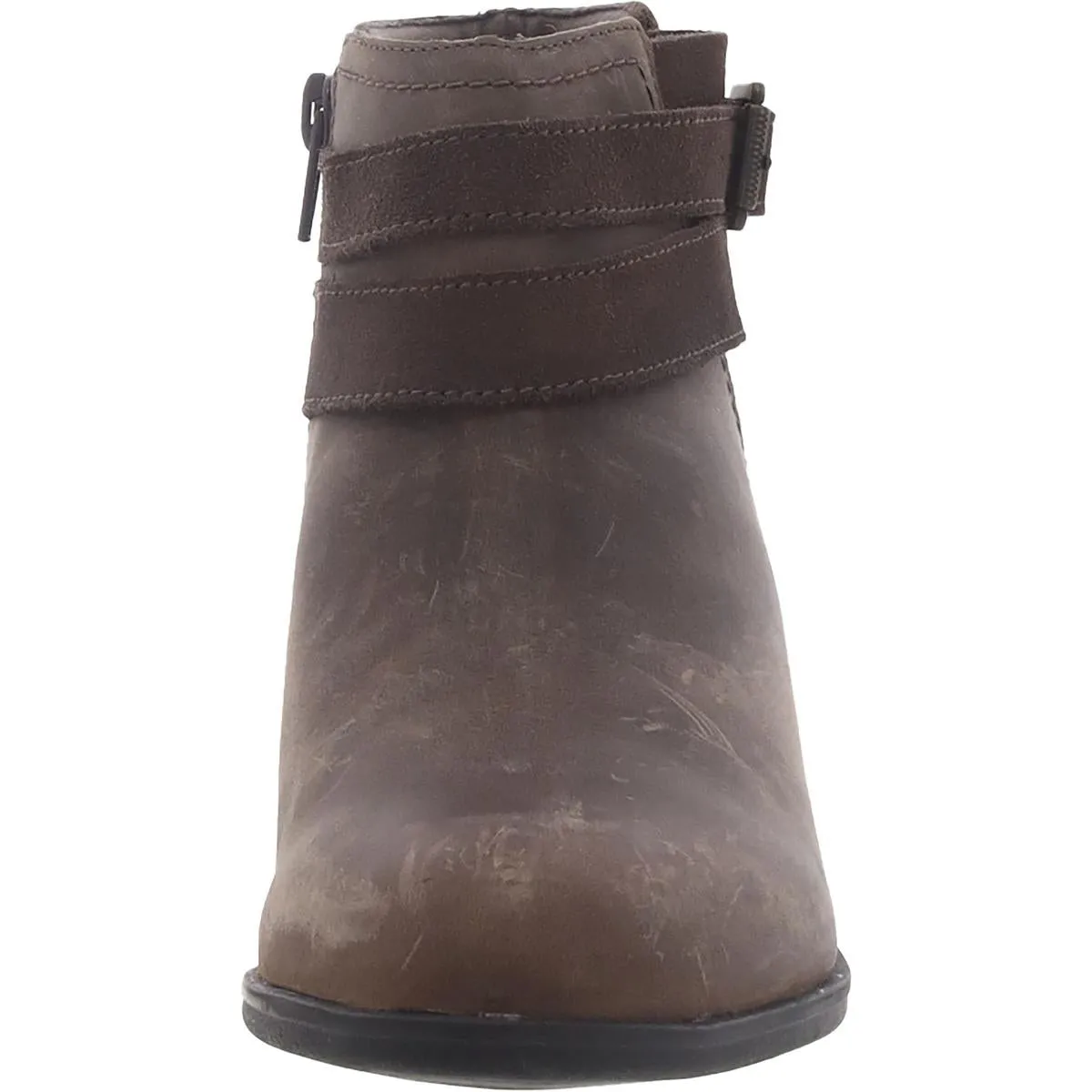 Clarks Womens Cail Chelsea Leather Zip Up Ankle Boots