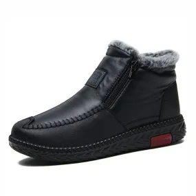 Cuzcare Orthopedic Boots Comfortable Waterproof Arch-support Leather Winter