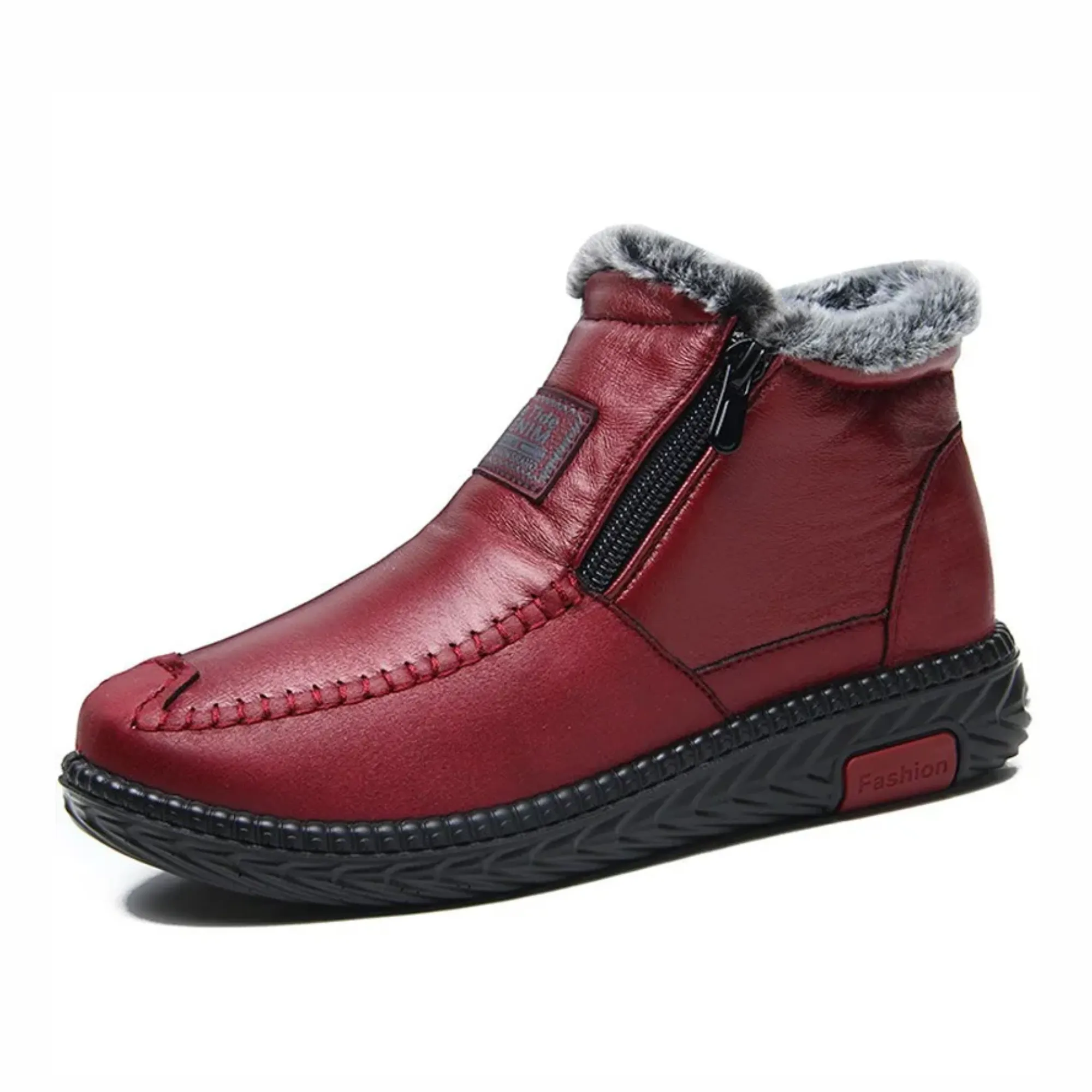 Cuzcare Orthopedic Boots Comfortable Waterproof Arch-support Leather Winter