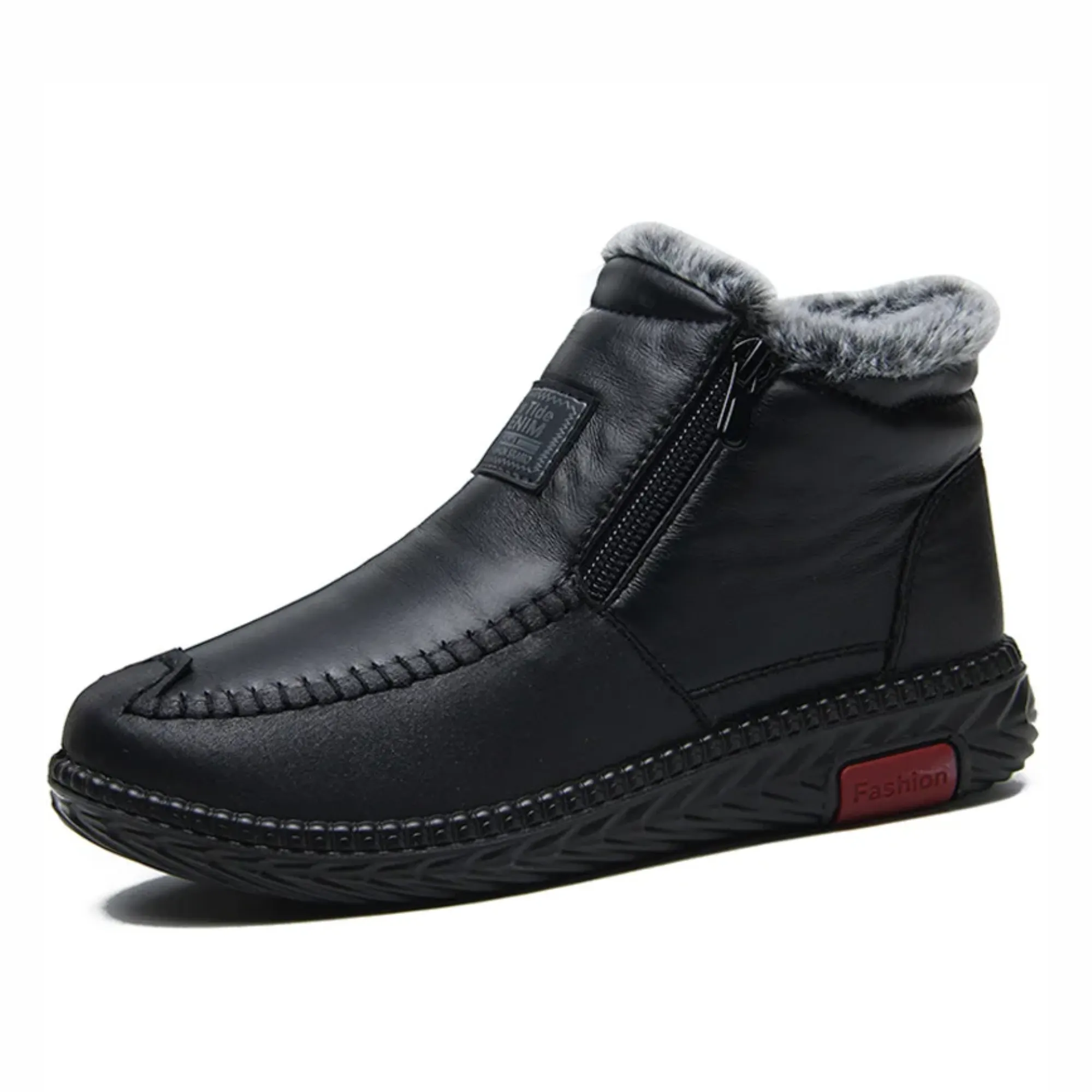 Cuzcare Orthopedic Boots Comfortable Waterproof Arch-support Leather Winter