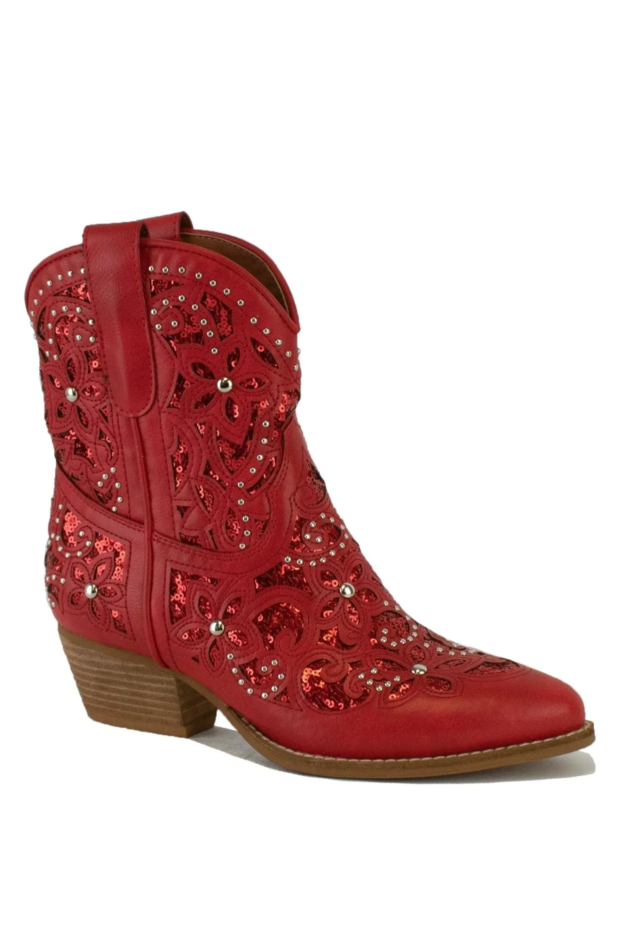 DALLAS-35 Embellished Western Cowgirl Boots