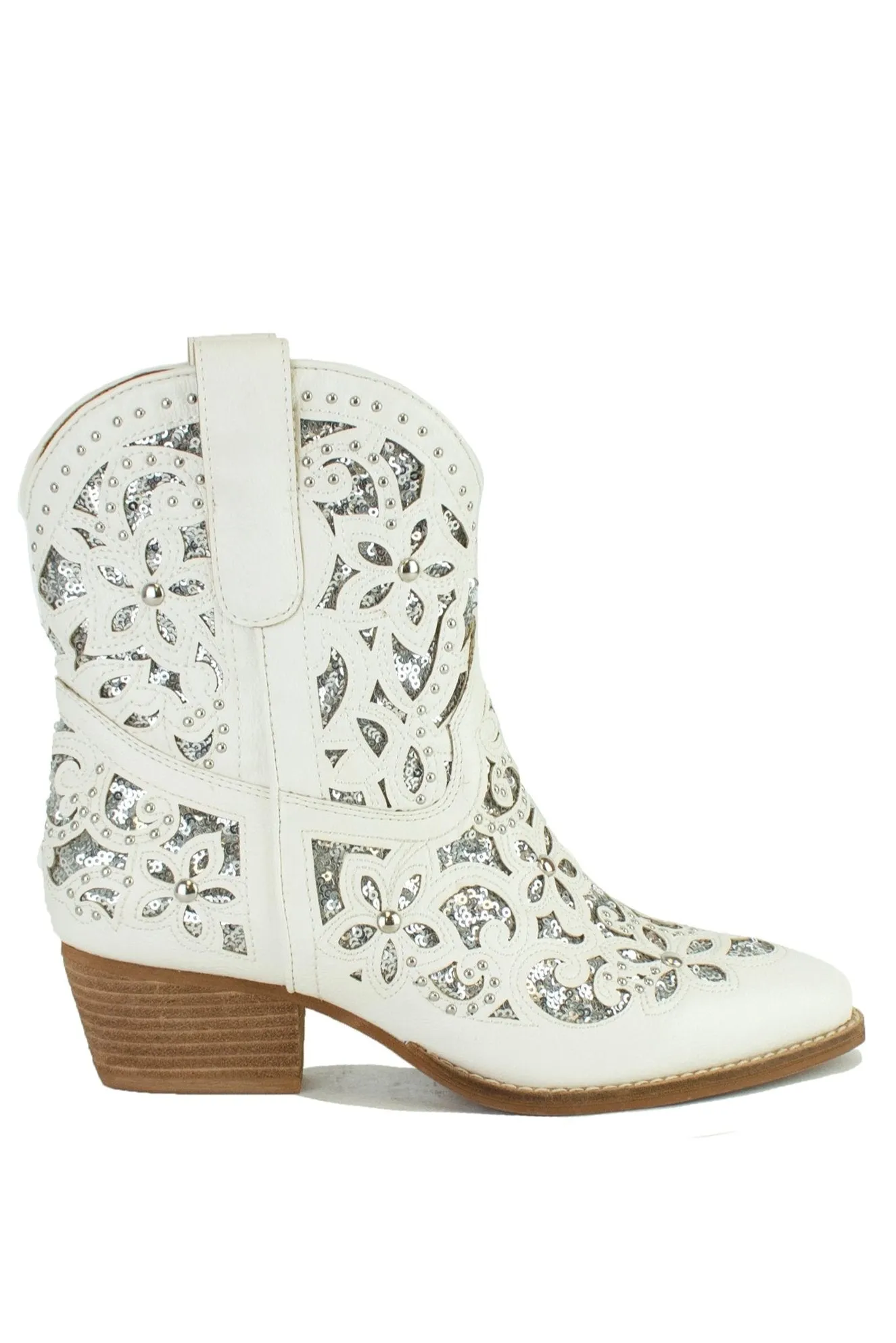 DALLAS-35 Embellished Western Cowgirl Boots