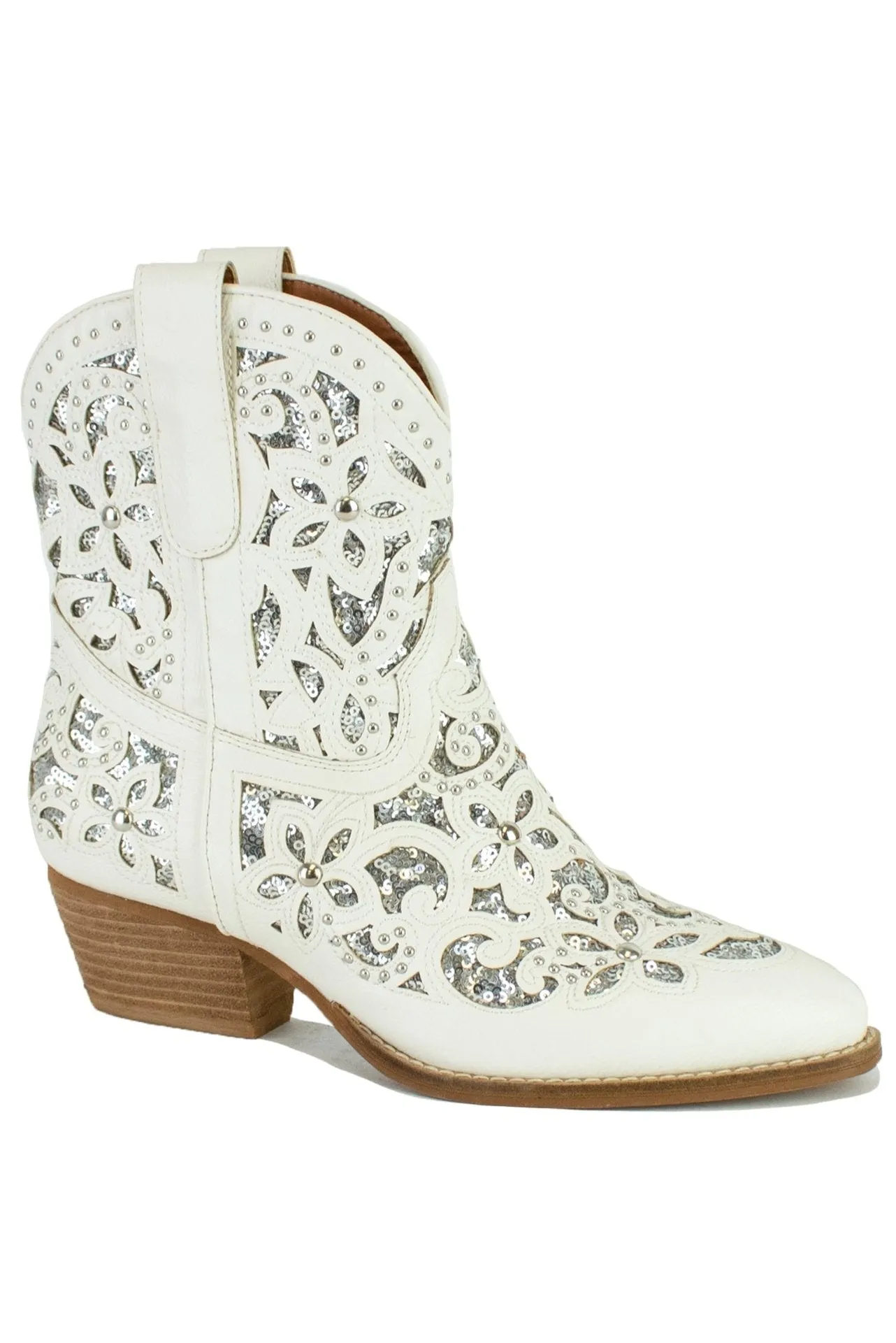 DALLAS-35 Embellished Western Cowgirl Boots