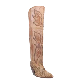 Dan Post Ladies Aretha Honey Knee High Western Boots DP4399