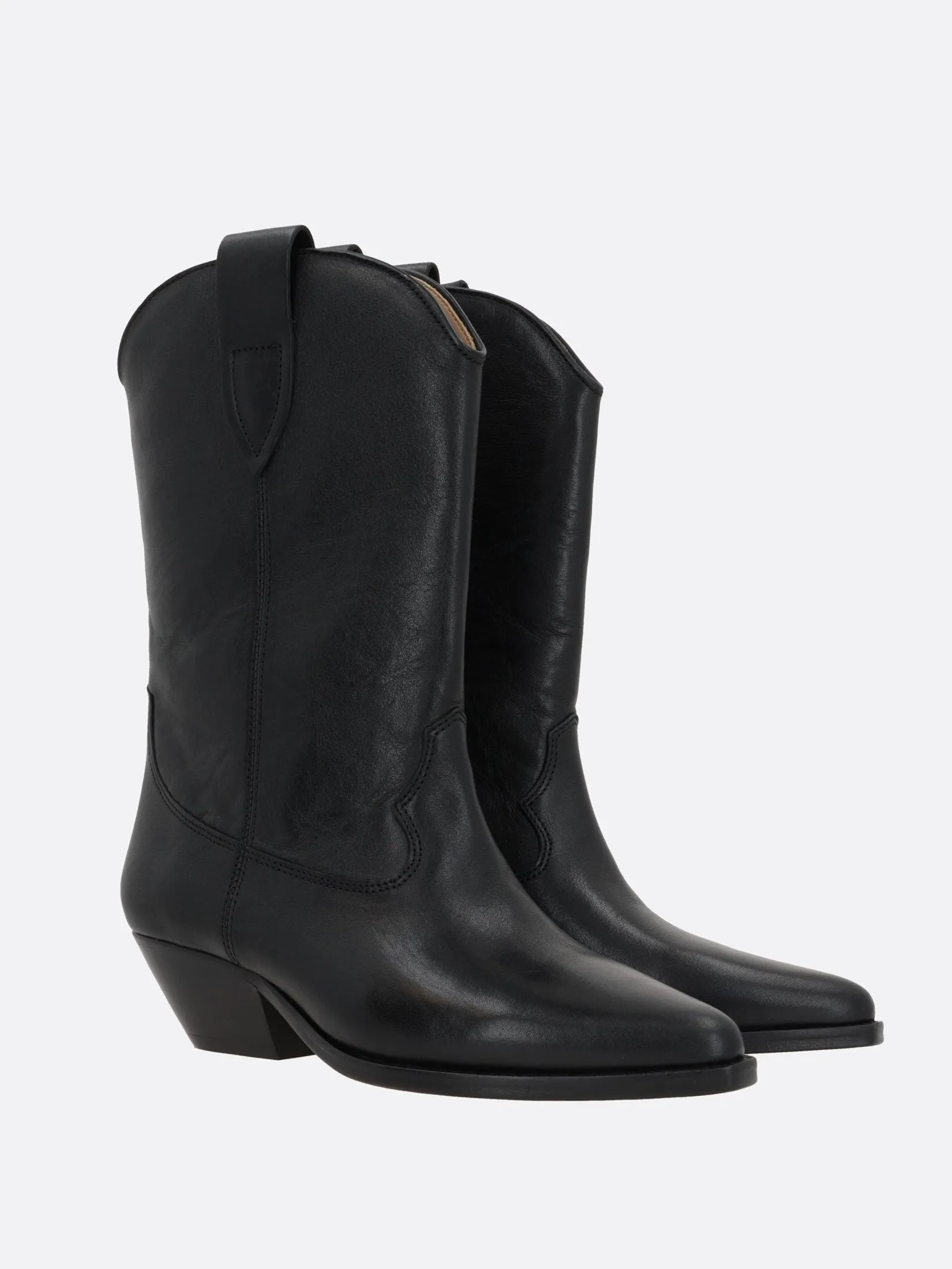 Duerto Smooth Leather Ankle Boots