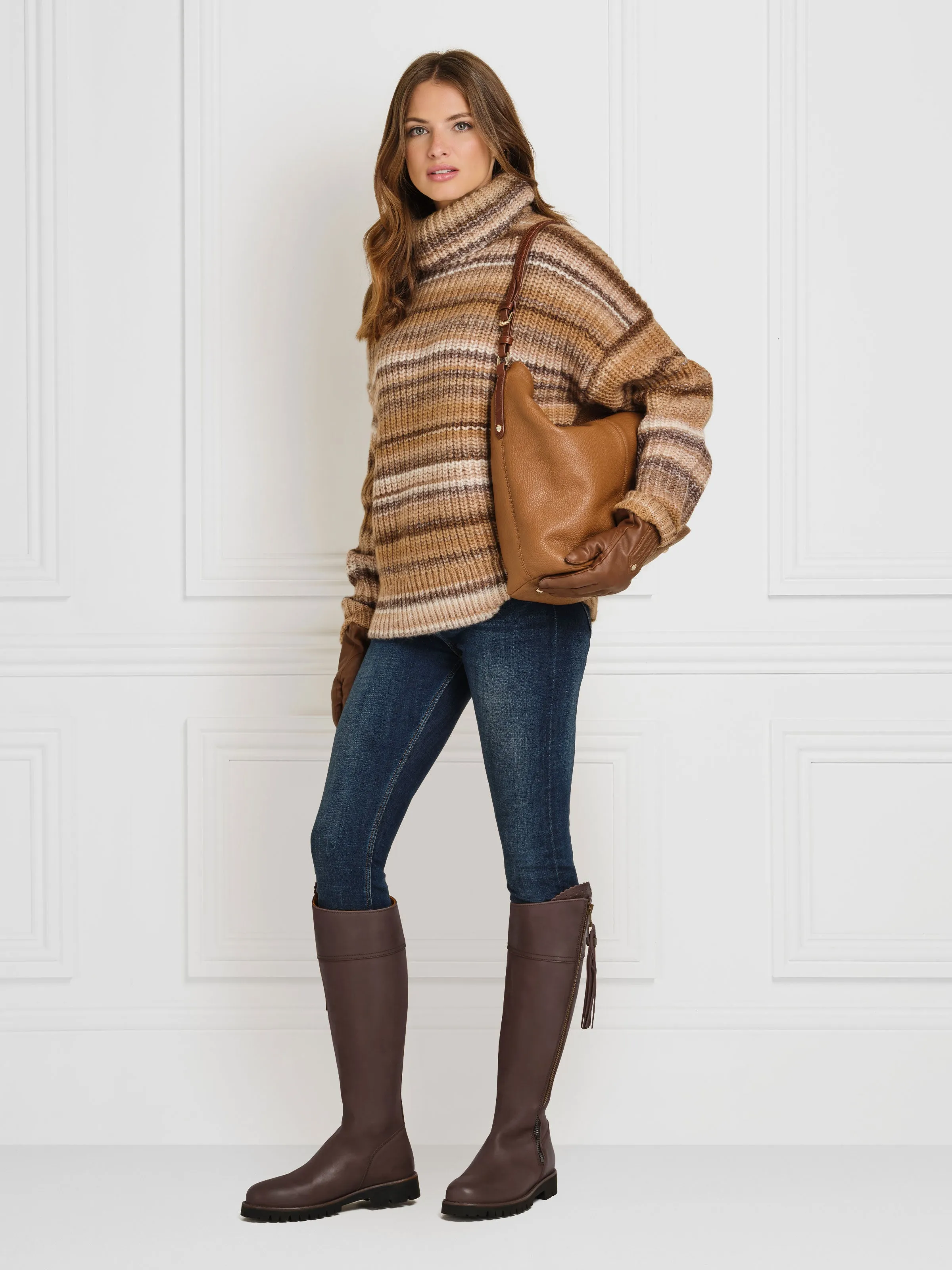 Explorer (Sporting Fit) - Mahogany Leather