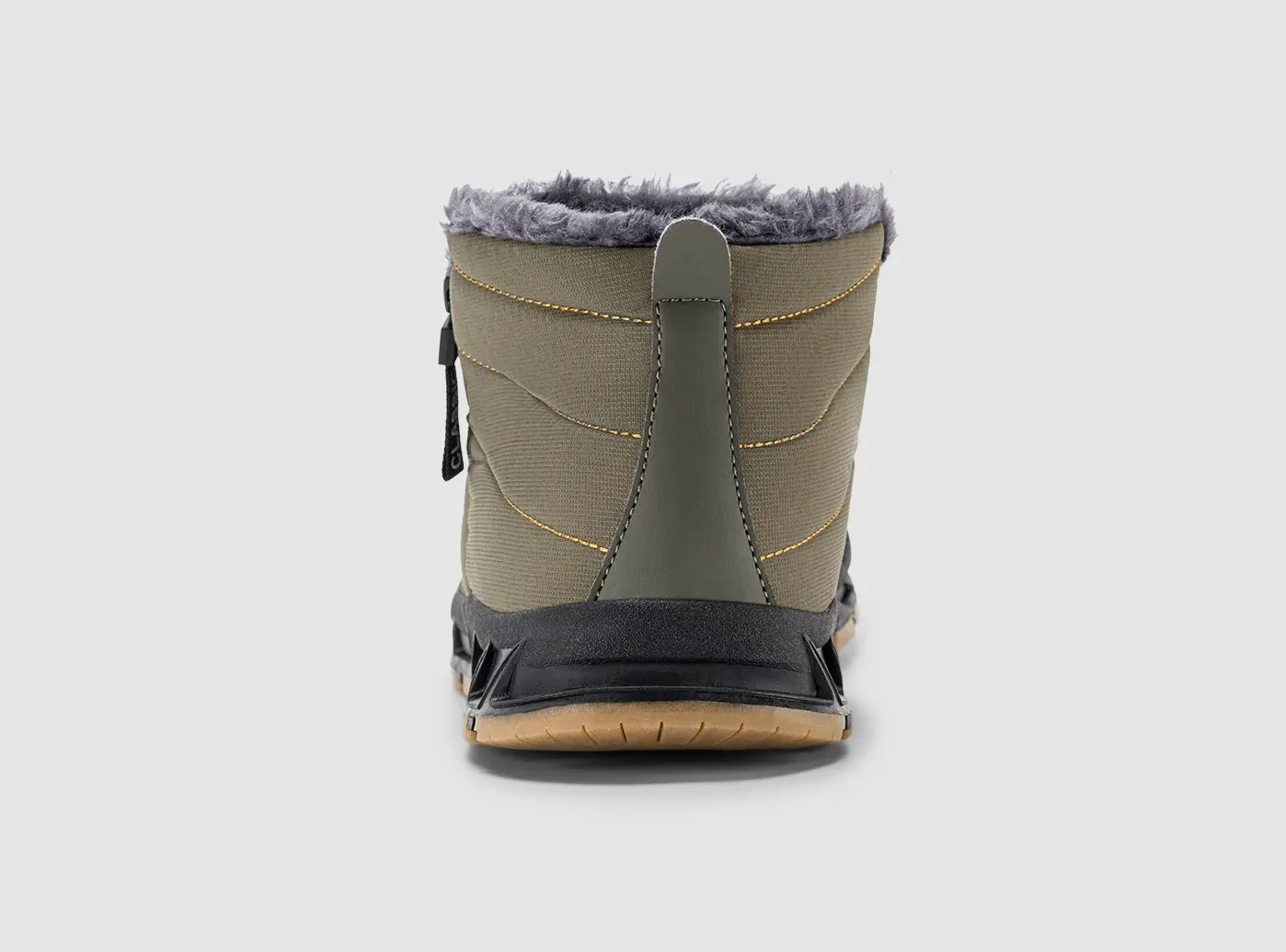 FitVille Men's Retro Round Toe Snow Boots