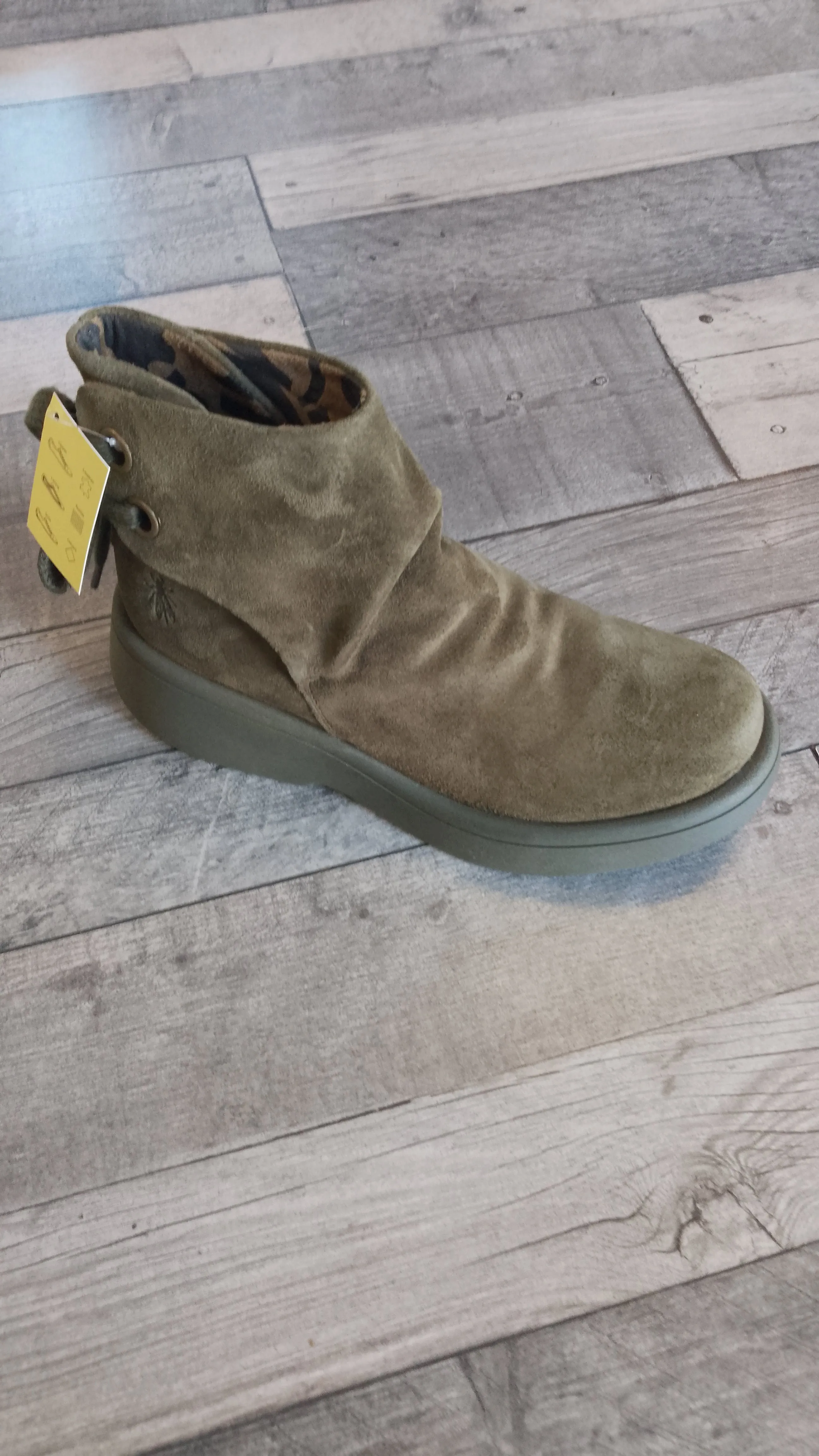 Fly London Mebs Ankle Boot in Aspen Oil Suede