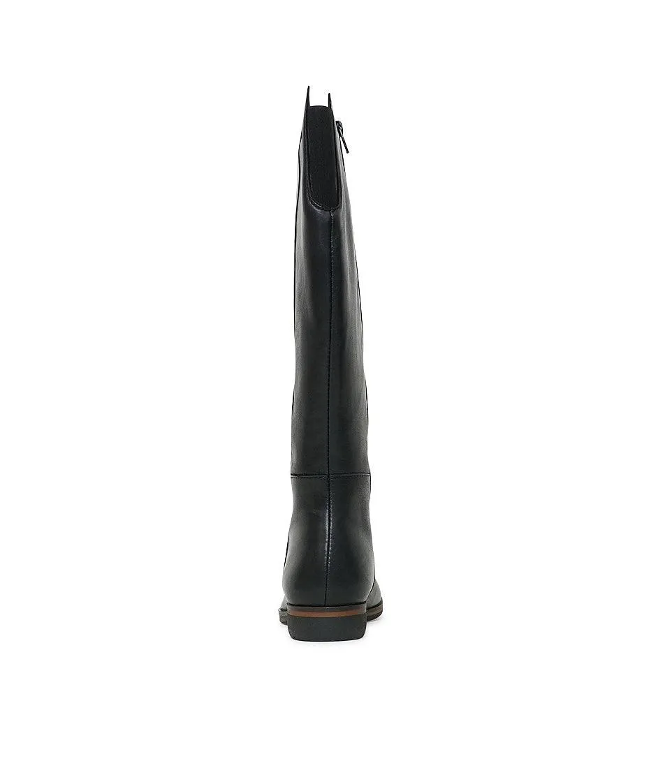 Gaetan Black Knee High Boots