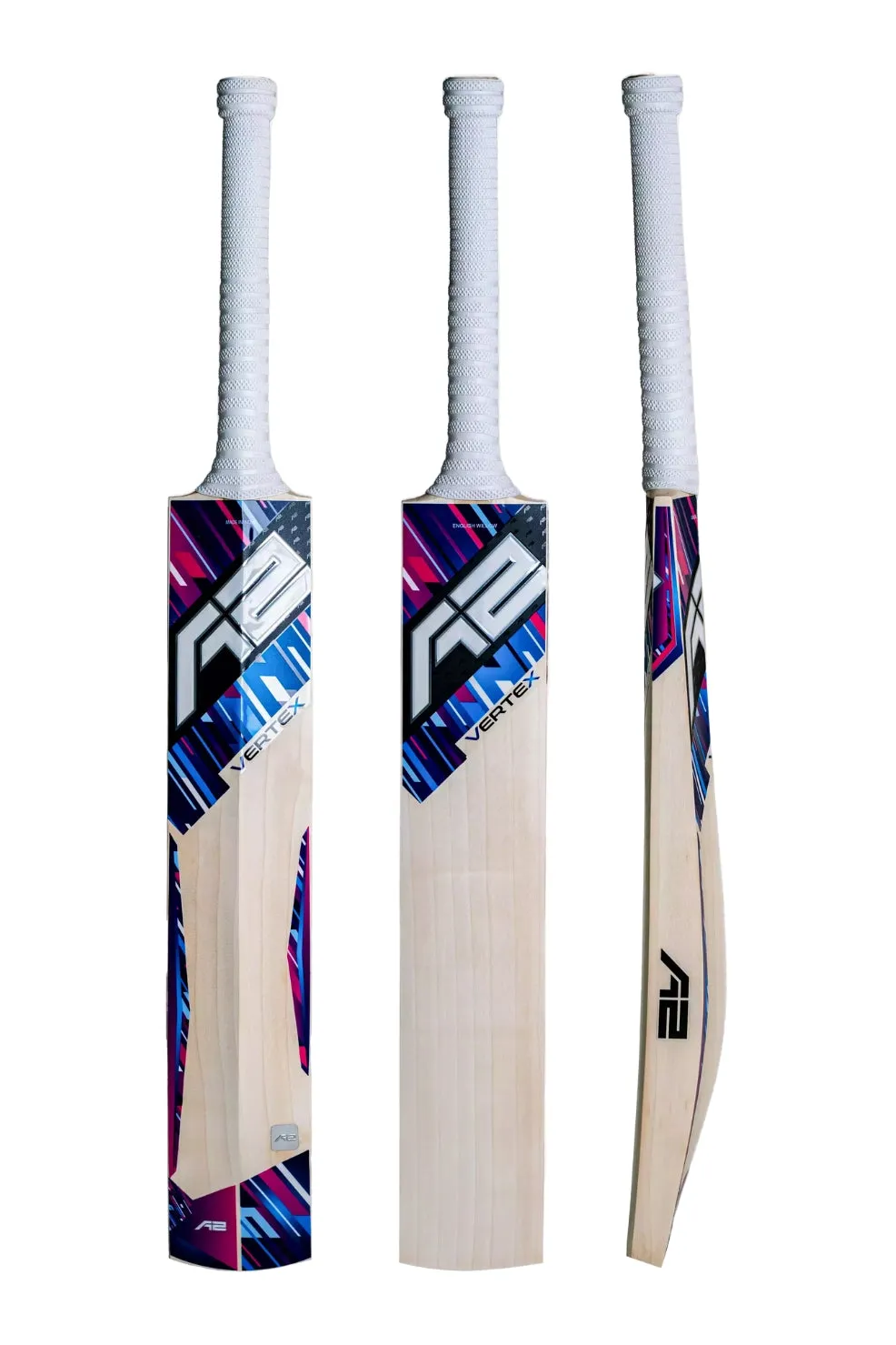Grade 2 English Willow Cricket Bat - Vertex