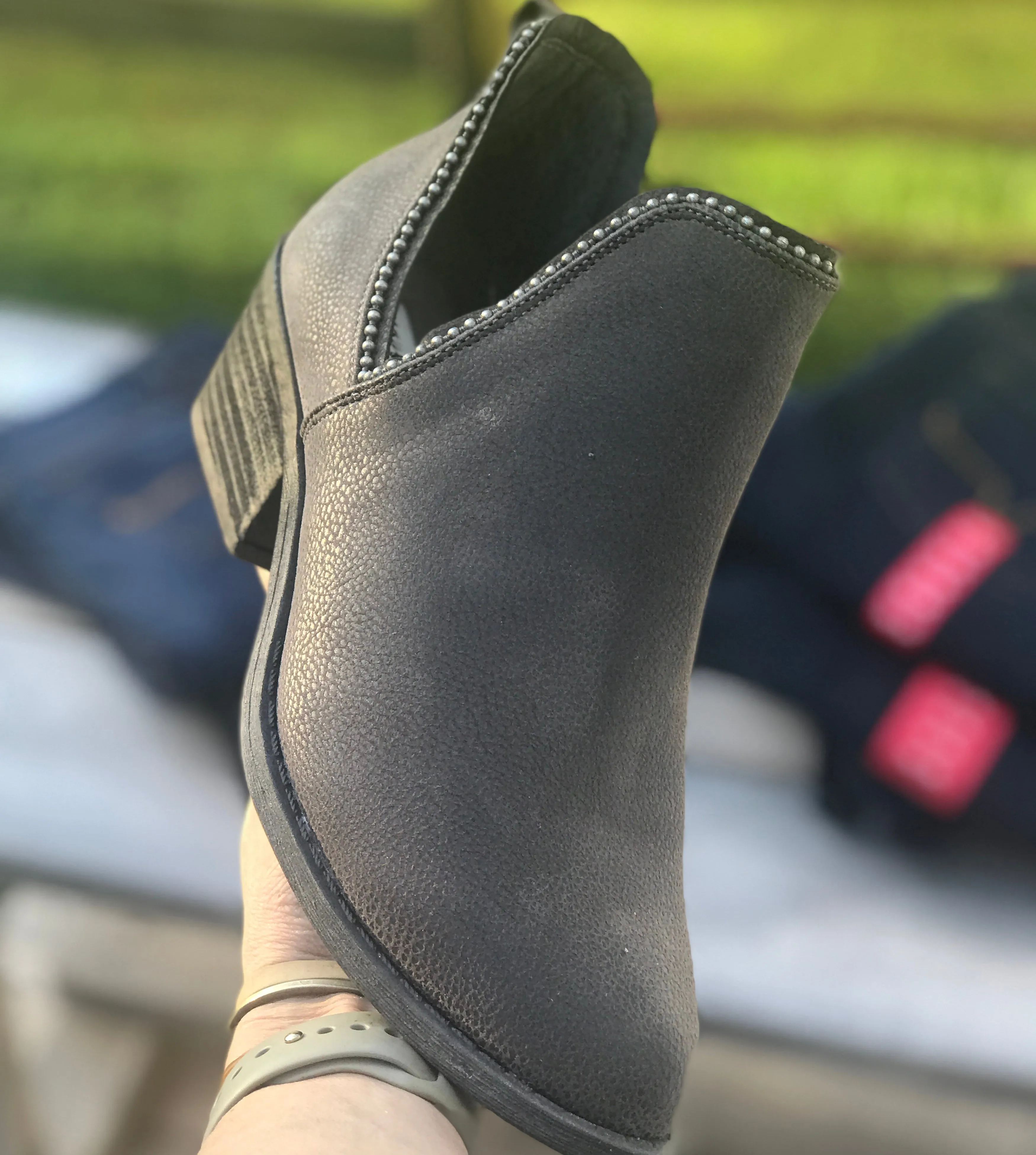 Grey Ankle Boots