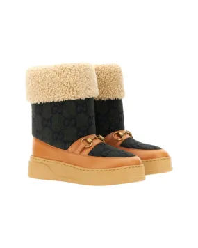 GUCCI CHUNKY WOOL GG BOOT