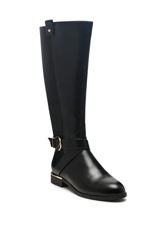 Harmony Zip Up Knee High Boots