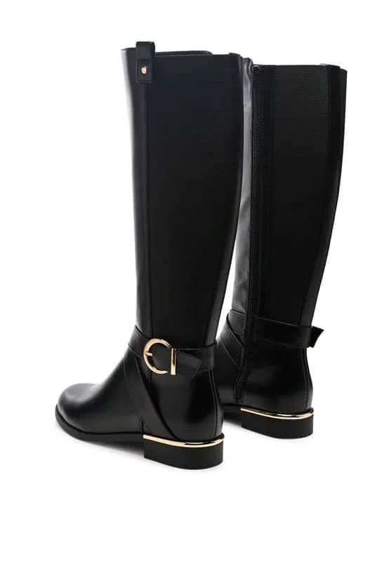 Harmony Zip Up Knee High Boots