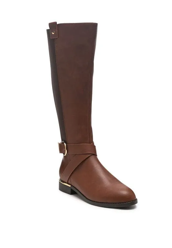 Harmony Zip Up Knee High Boots