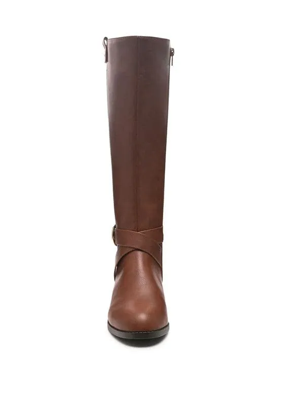 Harmony Zip Up Knee High Boots