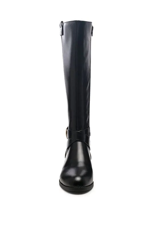 Harmony Zip Up Knee High Boots
