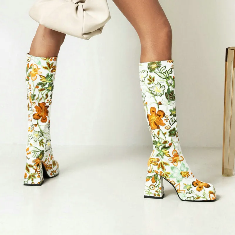 Heel boots - Shoes Heel, vintage, High Heel, retro high heels, retro heels, vintage boots, high heel boots, spring boots, 1980s, 1970s